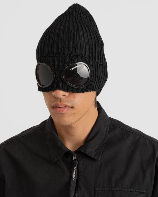 C.P. Company EXTRA FINE MERINO WOOL GOGGLE BEANIE